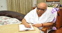Kalaingar wrote letter to his friend for apologies