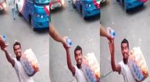 a-man-running-toll-plaza-water-bottle-sales-video