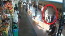 Kerala Kannur Railway Station Nursing College Student Luckily Escaped from Death 