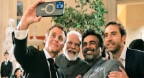 Madhavan selfie with France Principal and PM Modi