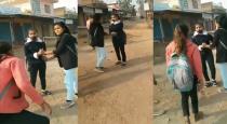 Madhya Pradesh Shivpuri KareraTown Girl Slapped Another Girl Video Goes Viral 