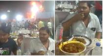 Maharashtra Mumbai Marriage Reception Fire Accident Man Eats food Video Goes Viral 