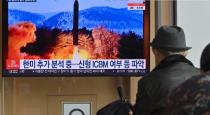 North Korea Test ICBM Missile Long Range Down in Japan Seashore 
