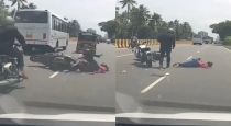 Scooter-accident-road-stone-viral-video