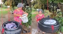 woman-tyre-washing-machine-video