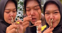 Woman-performs-dangerous-snake-stunt-video-goes-viral