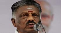Former Chief Minister O. Panneer Selvam has issued a statement regarding the Coimbatore cylinder explosion accident