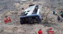 America Peru Country Bus Accident 20 Died 33 Injured 