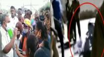 Chennai Perumbakkam Parrys Corner MTC Bus Driver Attacks Woman
