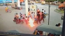 Hyderabad Petrol Punk Fire Accident Drunken Youths Atrocity 