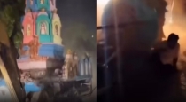 Chandauli-temple-demolition-dome-collapse-video