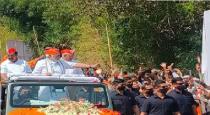 Gujarat Ahmadabad BJP Workers Slogan JaiSri Ram Bharat Matha Ki Jai Victory 4 States BJP 
