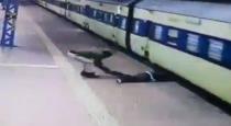 police saved passenger from train