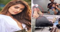 actress pooja hedge leg is injured