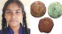 Ramanathapuram School Student Discovered Ancient Coins First RajaRaja Chozhan Period 