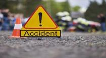 Road accident one young man died