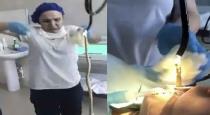Snake entered into women stomach while sleeping
