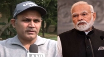 Cricket player sehwag wishes pm modi 