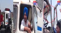 Punjab State Lorry Driver Avoid Robbery Attempt on NH Road Video Goes Viral 