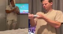 steve smith wife shared her husband video
