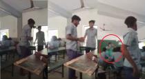 a Student Dance infront of Teacher in Class Room 