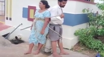 In Telangana a Illegal Affair Couple Beaten By Public and Tie Knot on Electric Pole 