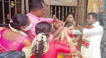 Madurai Thiruparankundram Temple Marriage Couple 