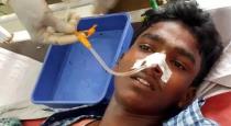 A student of a government school near Vridthachalam; Excitement due to drinking poison..!