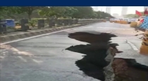 Noida, 15-feet six-lane expressway... a pothole formed... motorists in shock..