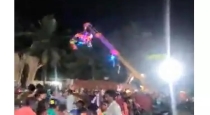 Three killed in temple festival crane collapse accident... Tragedy in Arakkonam...