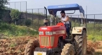 Dhoni took to agriculture; Video of tractor plowing farmland viral...