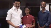 The government will bear the higher education expenses of student Nandini.. Chief Minister M.K.Stalin...!!