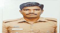 Vellore Gudiyatham Taluk Police Station Cop Balaji Died an Accident 