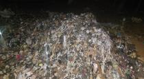 Tirupattur Ambur Brick Stone Factory Fired Waste product of Slipper Plastic 