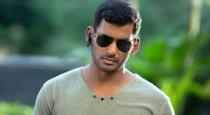 vishal got accident in shooting spot video viral