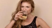 yoga teacher drinking her urine 